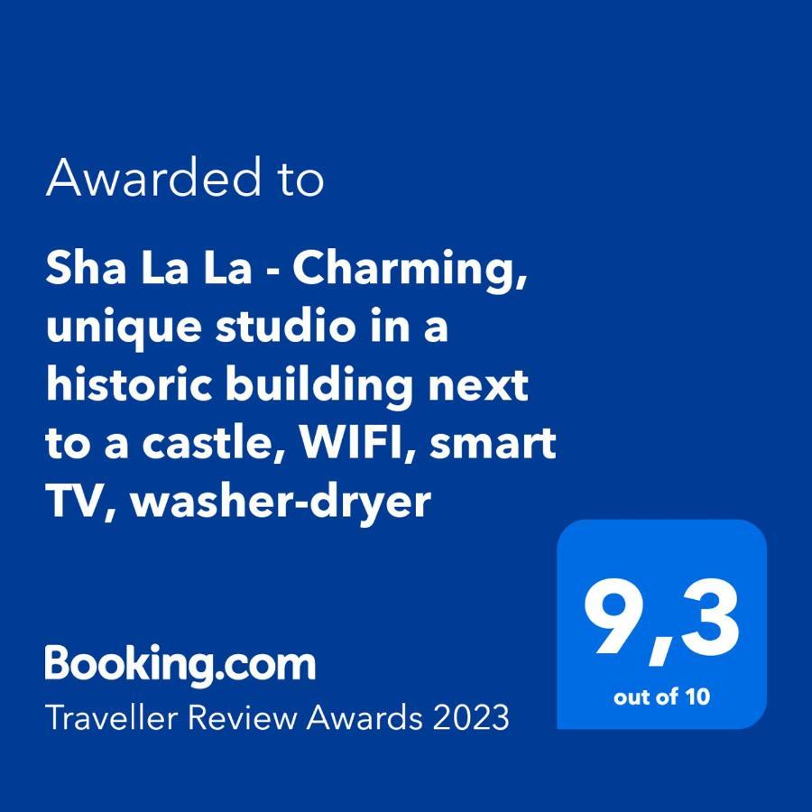 Sha La La - Charming, Unique Studio In A Historic Building Next To A Castle, Wifi, Smart Tv, Washer-Dryer Bakar Exteriér fotografie